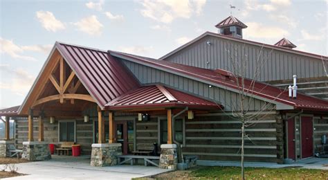 house red roof metal galvanized siding|rustic red metal roof.